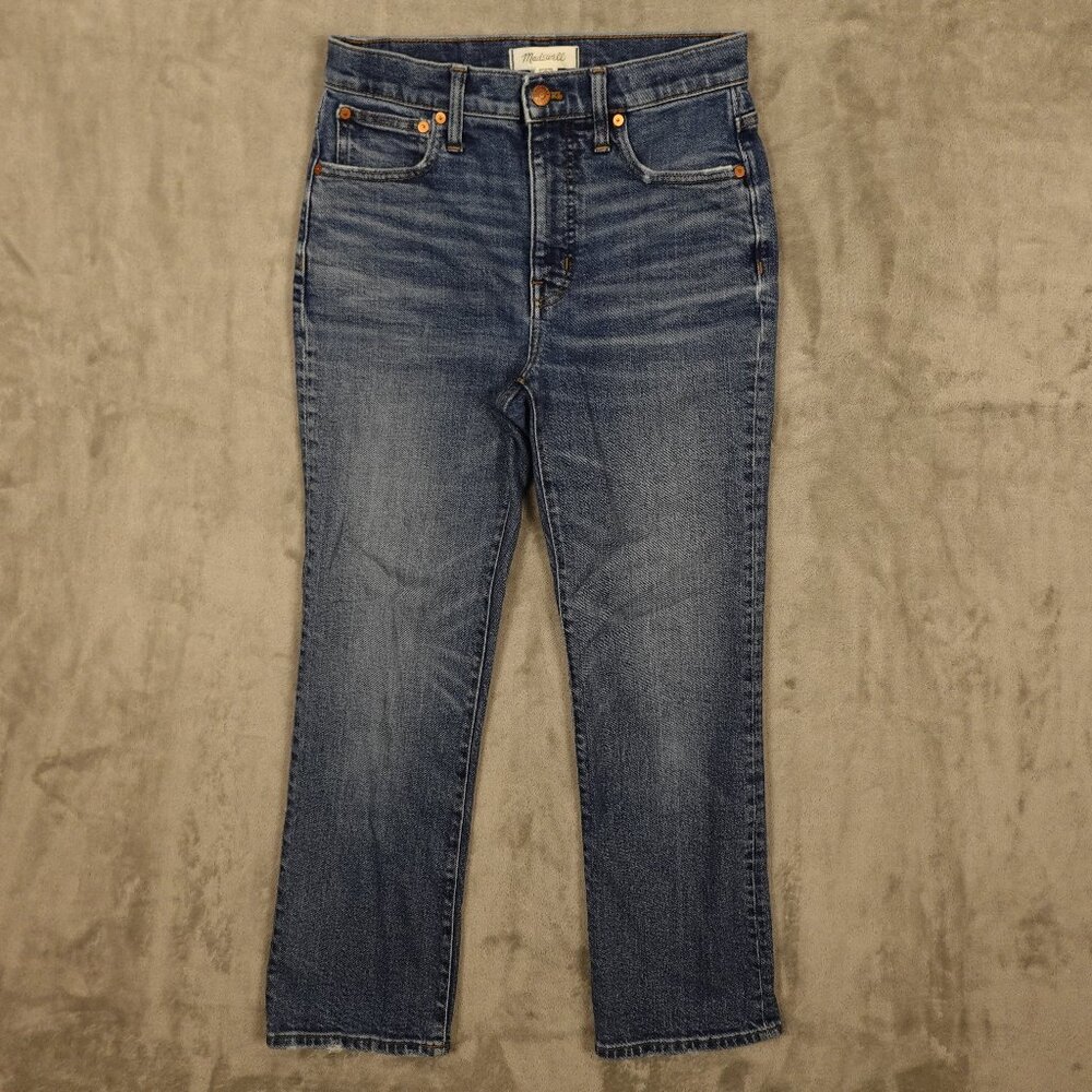 Madewell‎ jeans Slim Demi Boot women's 26 blue denim